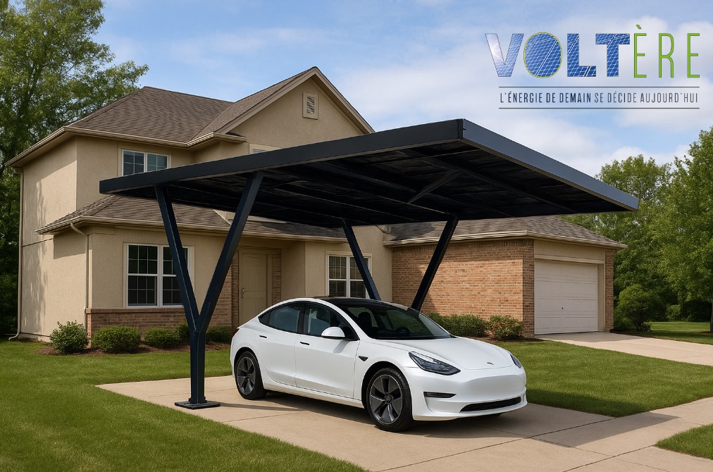 Carport photovoltaïque et Ombrière photovoltaïque